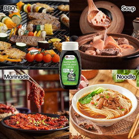 Versatile stir-fry glaze for vegetables, meats, seafood