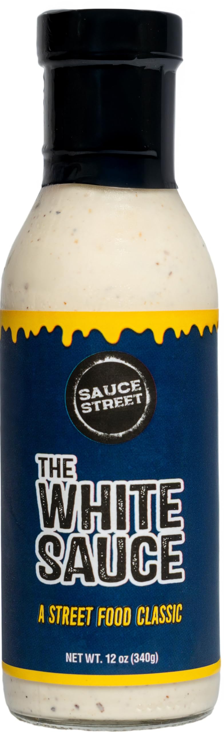 Sauce Street The White Sauce bottle front, tangy creamy finish for any dish