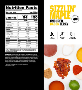 Savage Jerky Co. Bacon Jerky Smokhouse emphasizes smoky finish and 12 g protein.