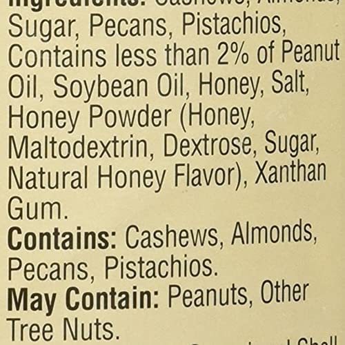 Savanna Orchards Honey Roasted Nut Mix pecans close-up, gifting-friendly nut medley.