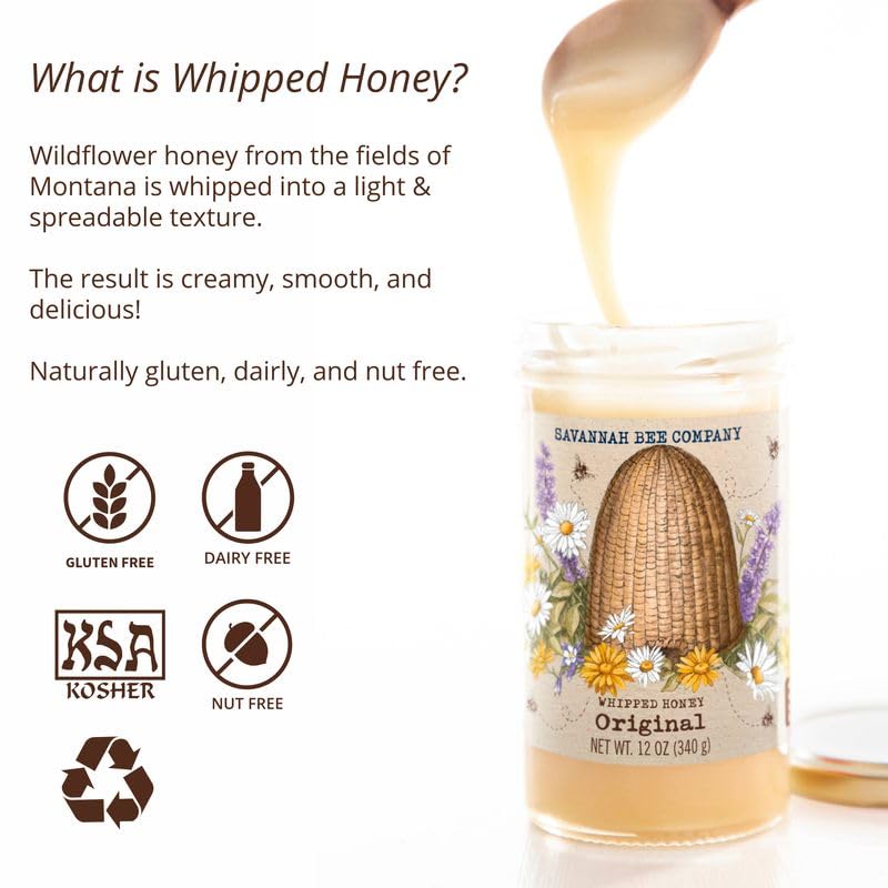 Savannah Bee whipped honey paired with tea for a warm, fragrant sip.