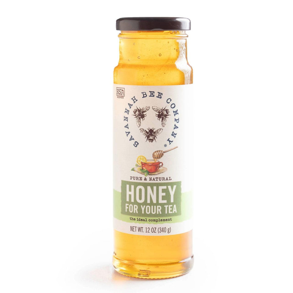 Savannah Bee Company honey in a jar, pure Georgia flavor for breakfast.
