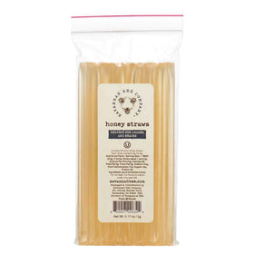 On-the-go Savannah Bee honey straw snack for kids and adults.
