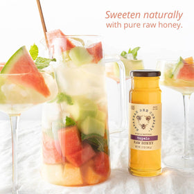 Savannah Bee Tupelo Honey amber-gold hue with clean, floral sweetness to savor.