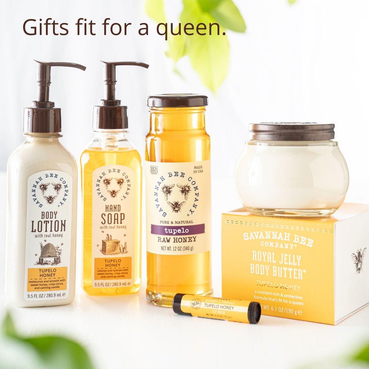 Savannah Bee Tupelo Honey dessert-topping enhances pastries with smooth, natural sweetness.