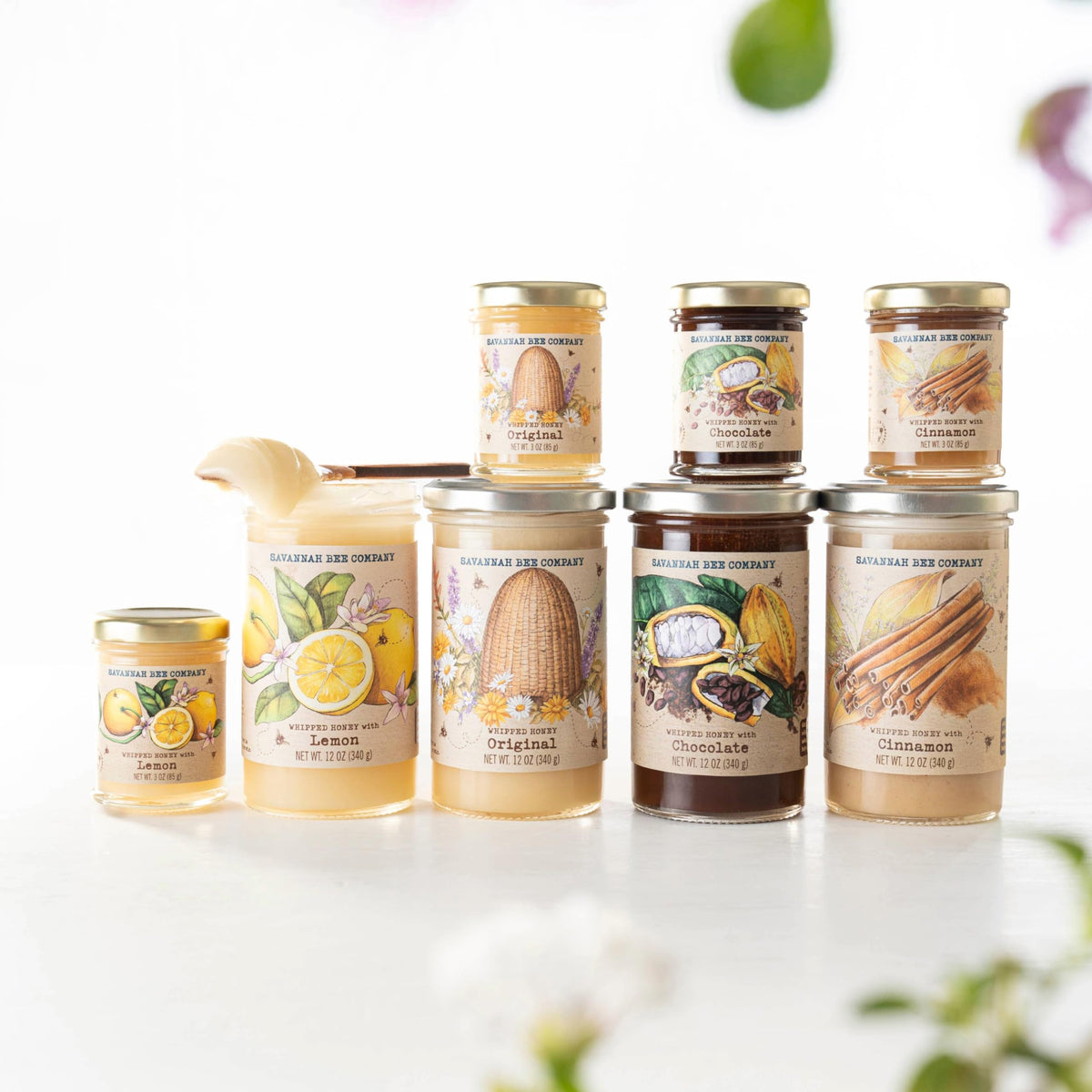 Savannah Bee whipped honey cinnamon stirred into tea or coffee for warm flavor
