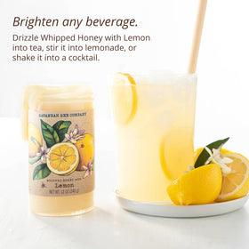 Savannah Bee whipped honey lemon jar creamy spread for yogurt and oats
