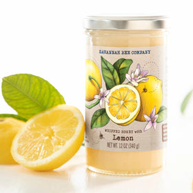Savannah Bee whipped honey lemon yogurt topping brightens fruit bowls
