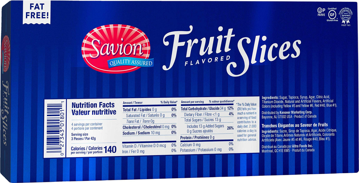 Savion Fruit Slices close-up showing soft chewy texture for on-the-go snacking.