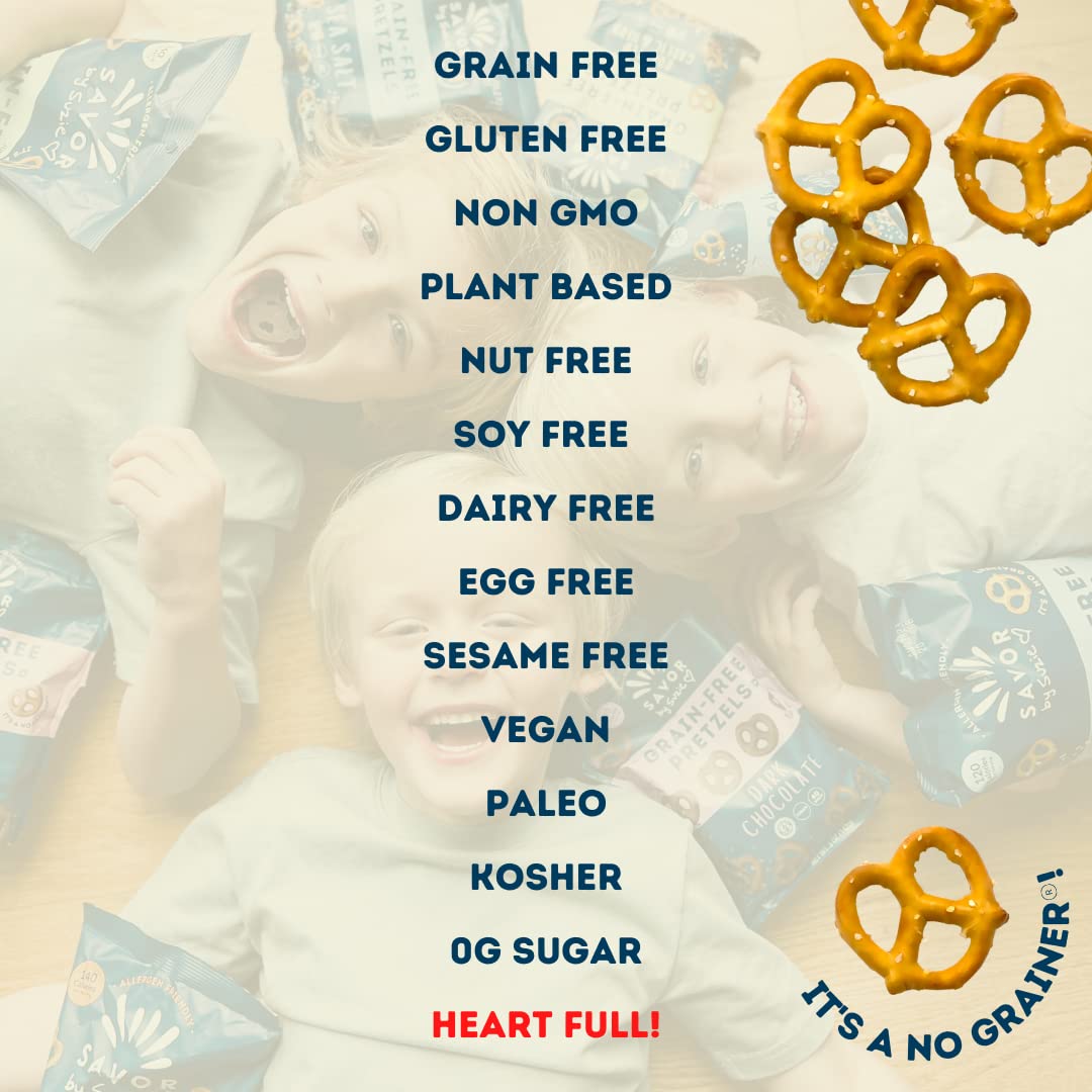 Savor by Suzie sea salt pretzels ready for on-the-go snacking and flavor.
