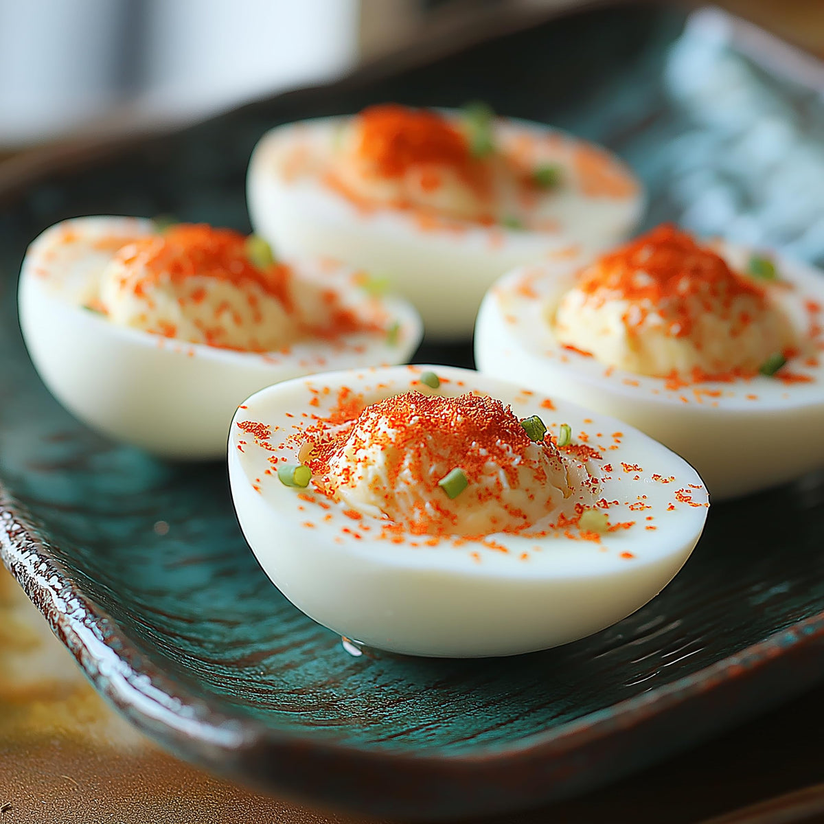Creamy sauce with cayenne note enhances depth without masking base ingredients.