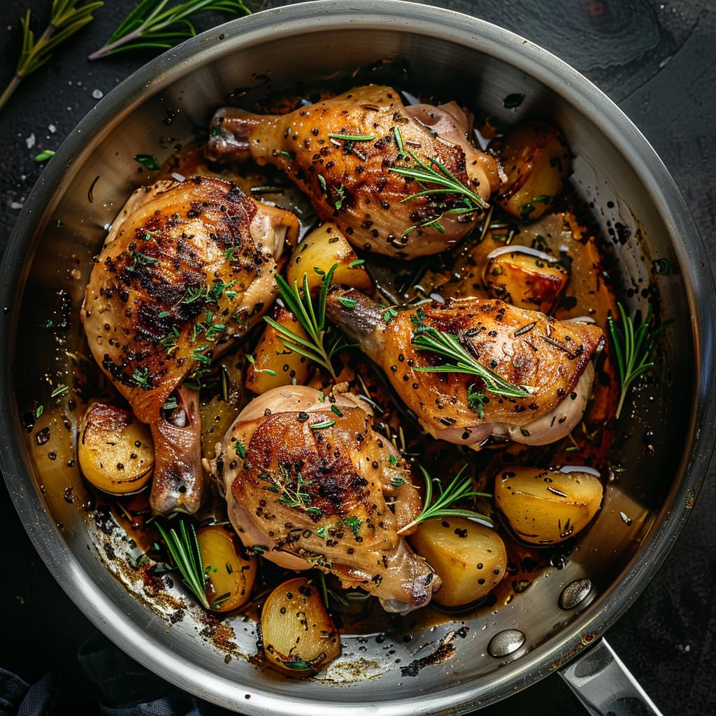 SavorSatch Herbs of Provence baking dish highlights aroma during roasting