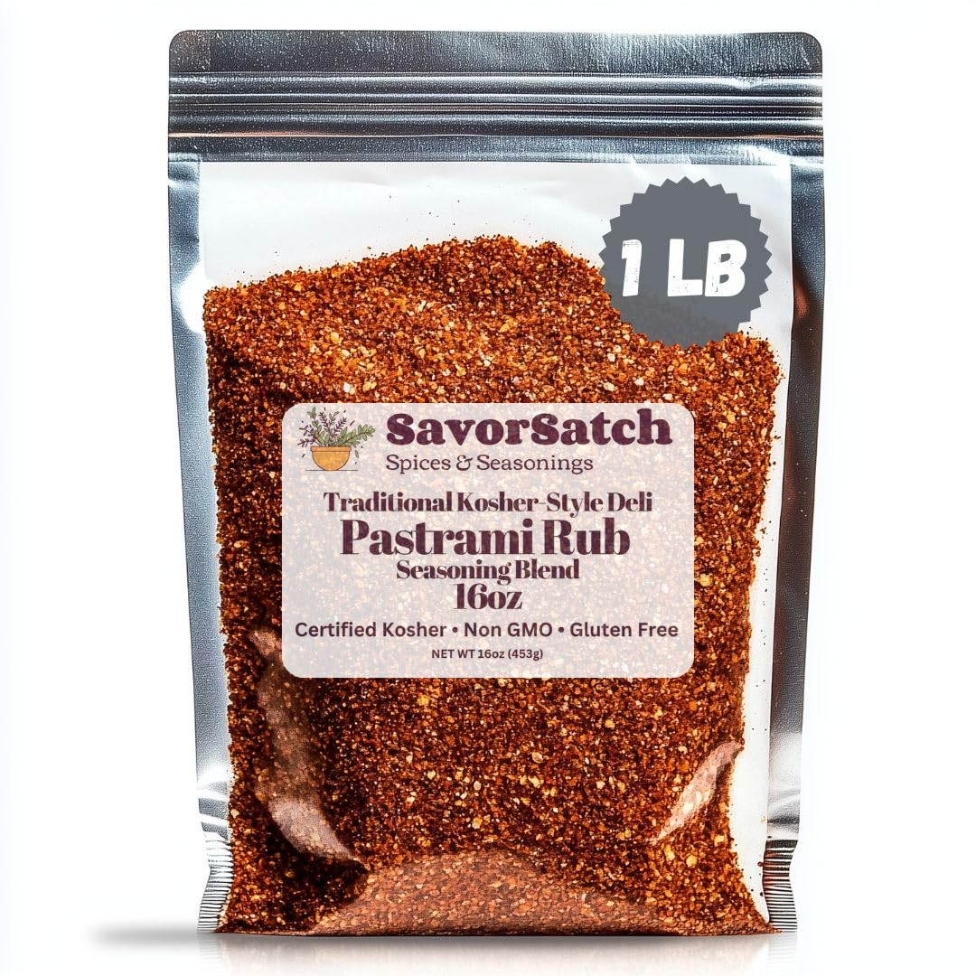 SavorSatch Pastrami Rub spice blend for deli-style beef flavor