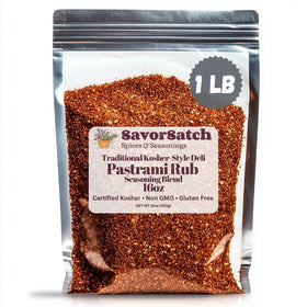 SavorSatch Pastrami Rub spice blend for deli-style beef flavor