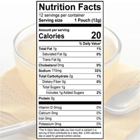 SAVORY CHOICE broth in a cup ready to pour into soups or noodles.