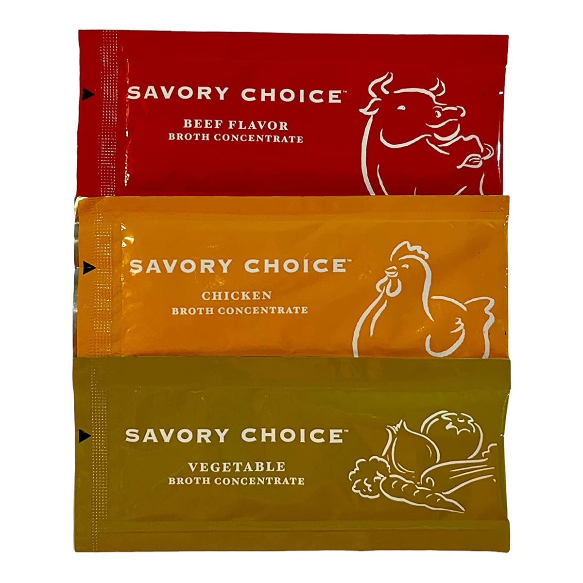Savory Choice chicken packets ready to mix into quick, flavorful meals.