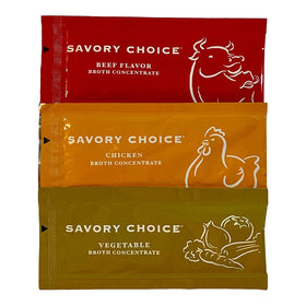 Savory Choice chicken packets ready to mix into quick, flavorful meals.