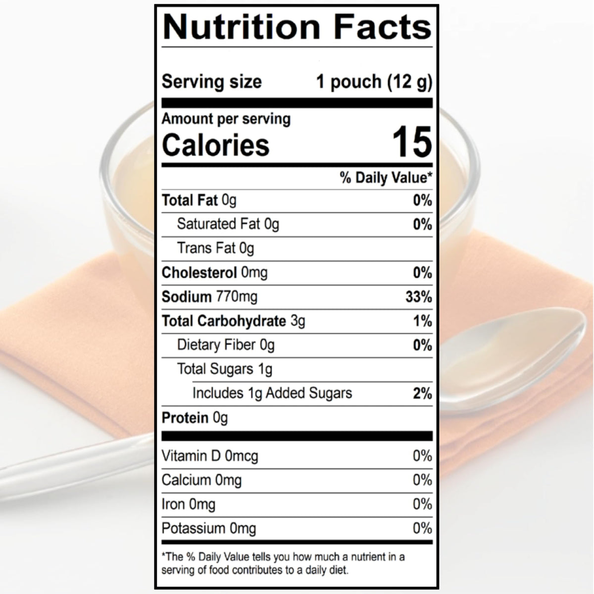 SAVORY CHOICE seafood broth packets lineup highlights portion control and zero-waste convenience.