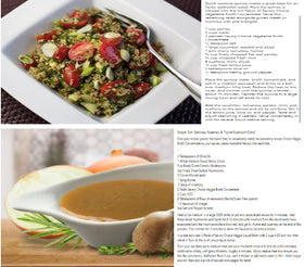 Savory Choice packaging highlights shelf stable convenience