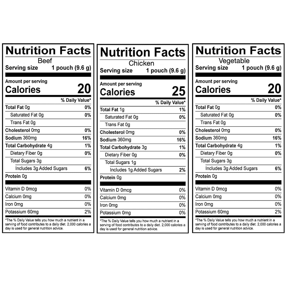 Savory Choice vegetable packets as a gluten-free base for fast soups.