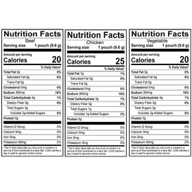 Savory Choice vegetable packets as a gluten-free base for fast soups.