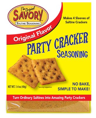 Savory Fine Foods saltine seasoning bundle; ready-to-use flavor boost for snacks.