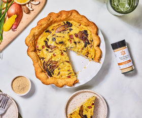 Savory Spice Four Mushroom Umami Blend powder texture ready for a versatile sprinkle.