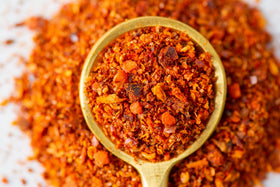 Savory Spice Merquen with tofu; flavorful vegan option.