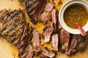 Savory Spice vegan Worcestershire marination idea boosts savory depth.