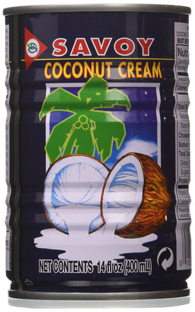 Savoy Coconut Cream pack of 6 cans for versatile cooking and baking
