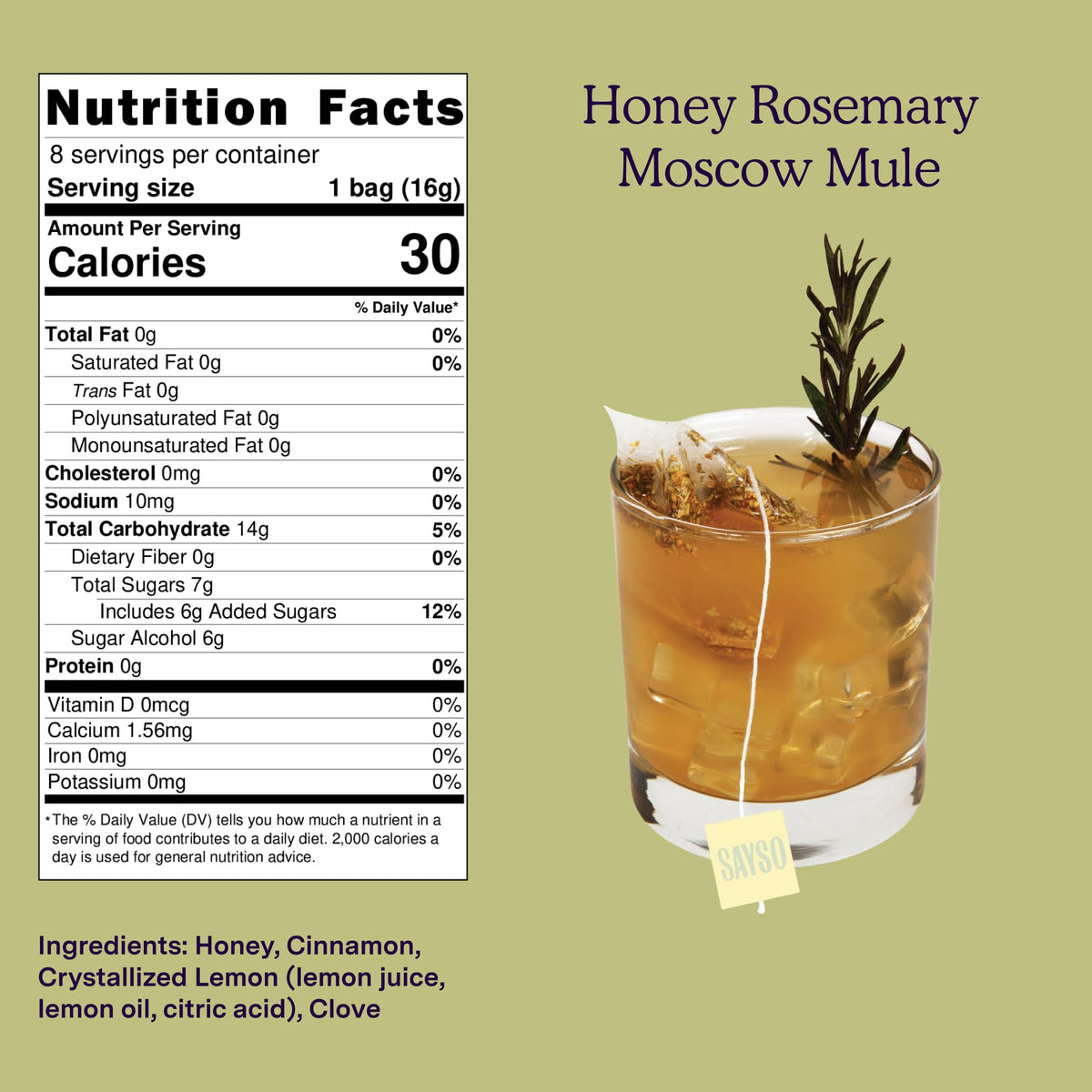 SaySO cocktail or mocktail option for flexible entertaining