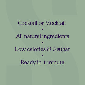 SAYSO Dirty Martini Sticks mocktail option, simply add water for alcohol-free drinks