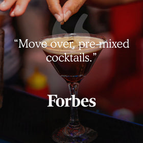 SAYSO mocktail setup shows an alcohol-free option with rich flavor