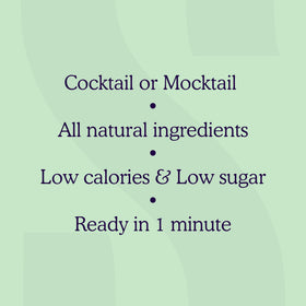 SaySO Skinny Margarita pack closeup highlights premium natural ingredients