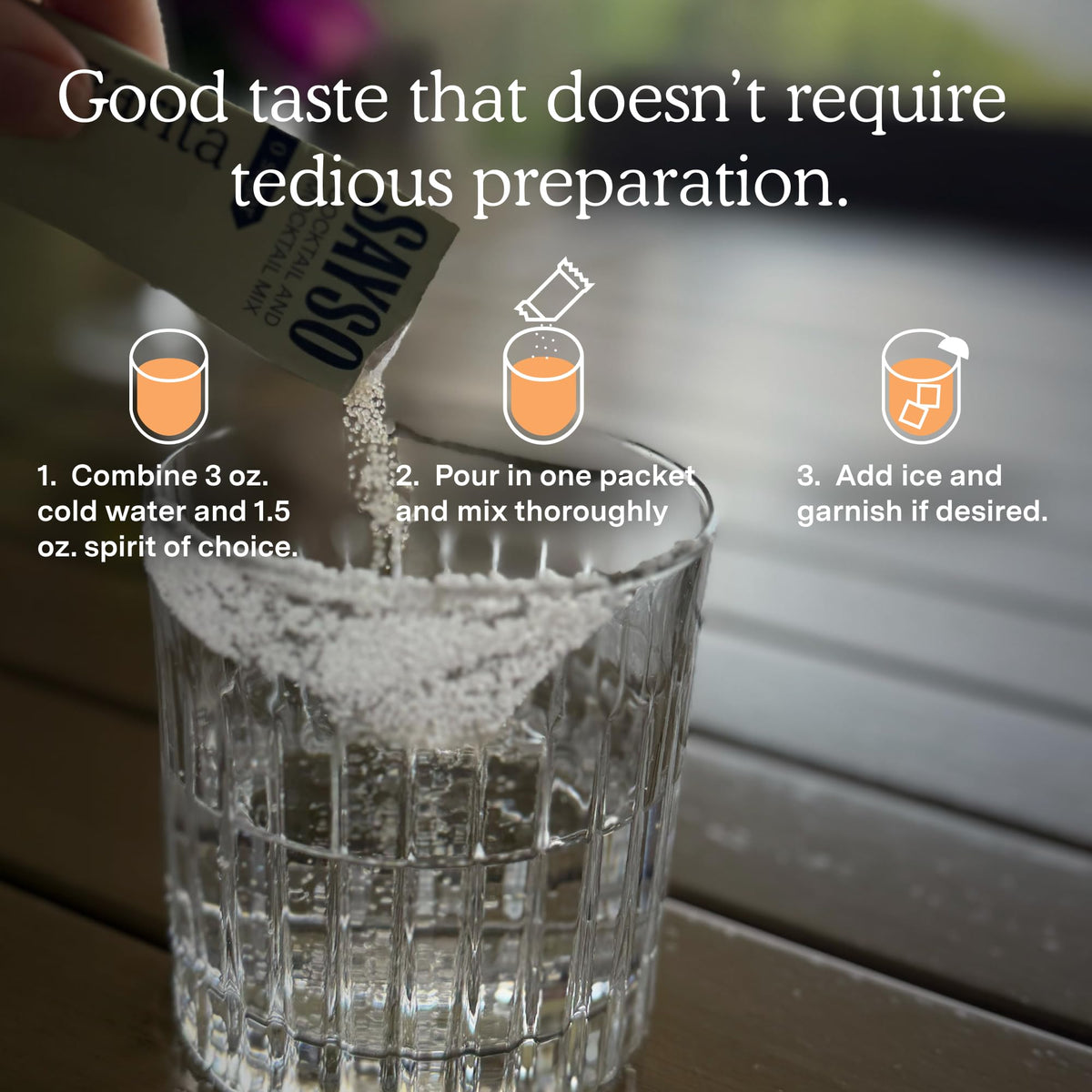 SaySO Skinny Margarita stick with spirit-friendly pairing for crafted drinks