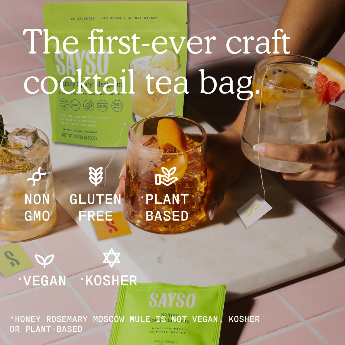 SAYSO cardamom Paloma image highlights citrus spice for a refreshing mocktail