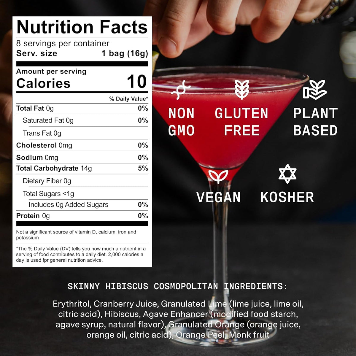 SAYSO powder and granules dissolve quickly in water for instant flavor