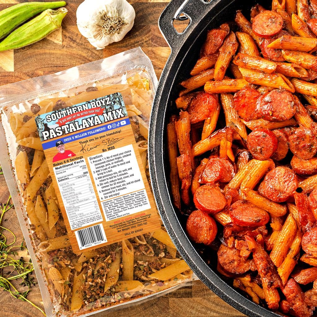 SBO 10-ounce bag packaging highlights no MSG blend for clean flavor.