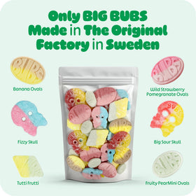Scandylicious BUBS mix contents-varieties showcase playful shapes.
