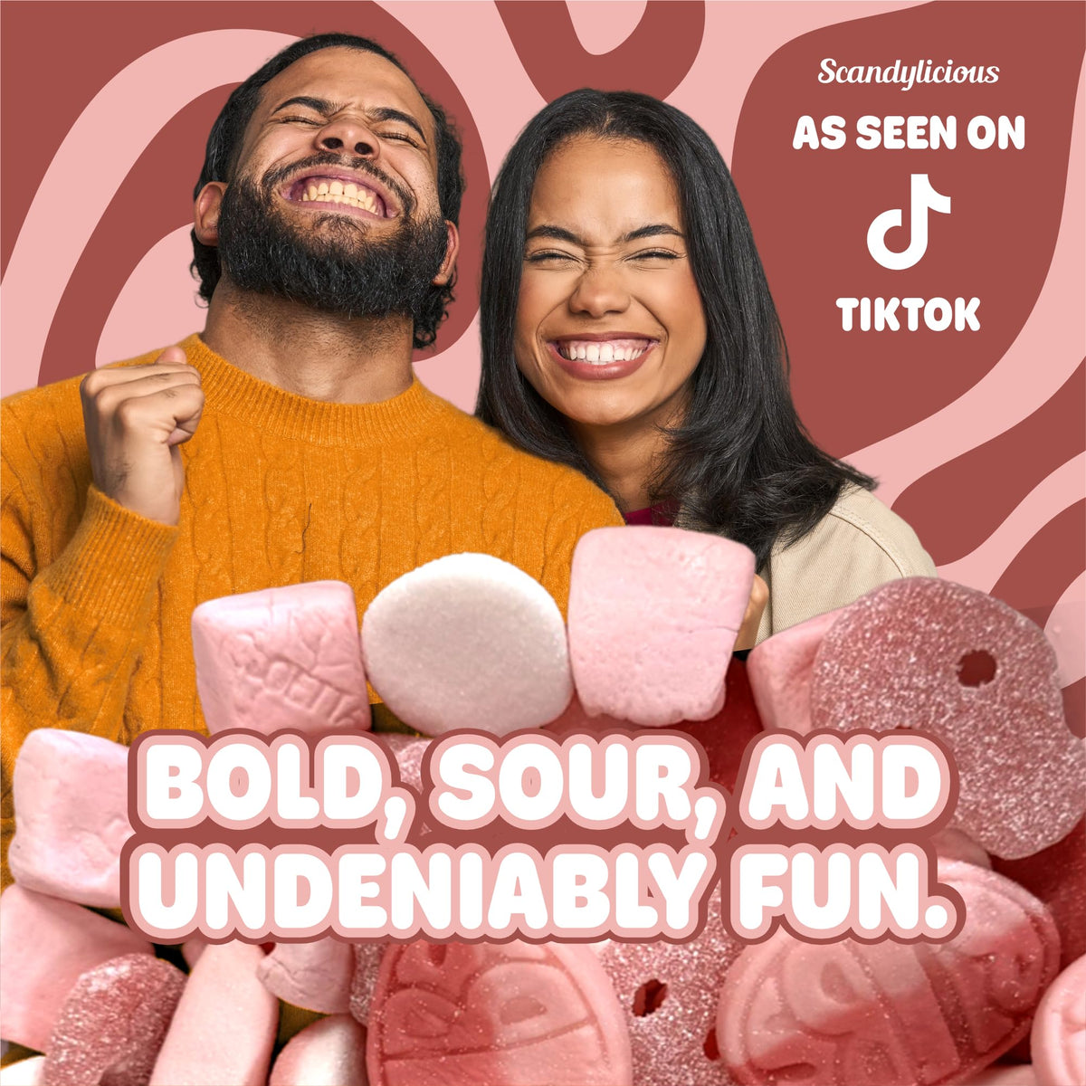 Scandylicious BUBS Pink Mix offers colorful bites for relaxing moments.