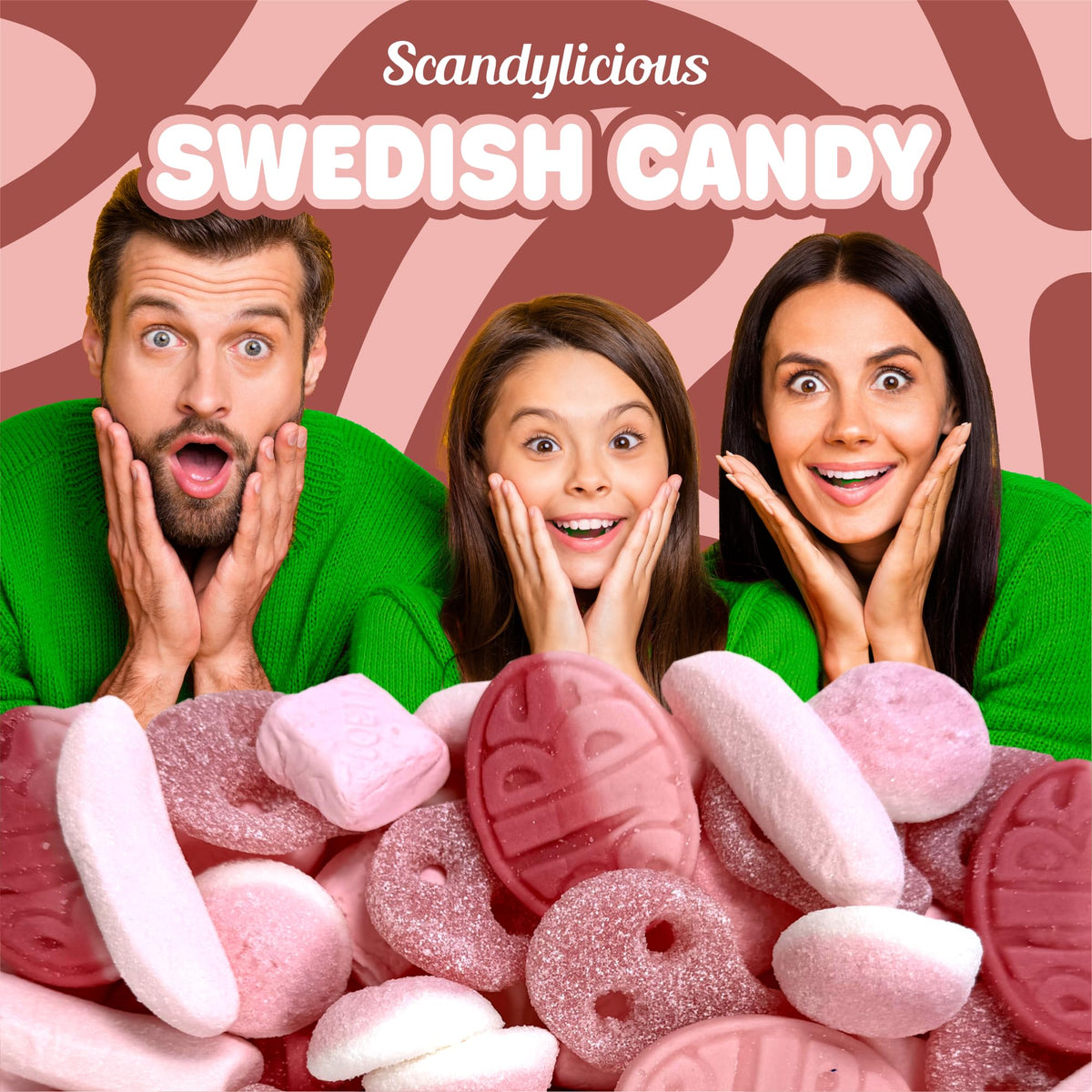 Scandylicious Pink Mix stays fresh in the resealable bag for movie nights.