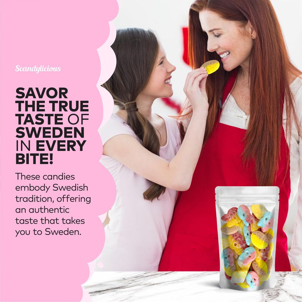 Scandylicious Bubs Swedish Candy Mix ideal for party snacking and sharing