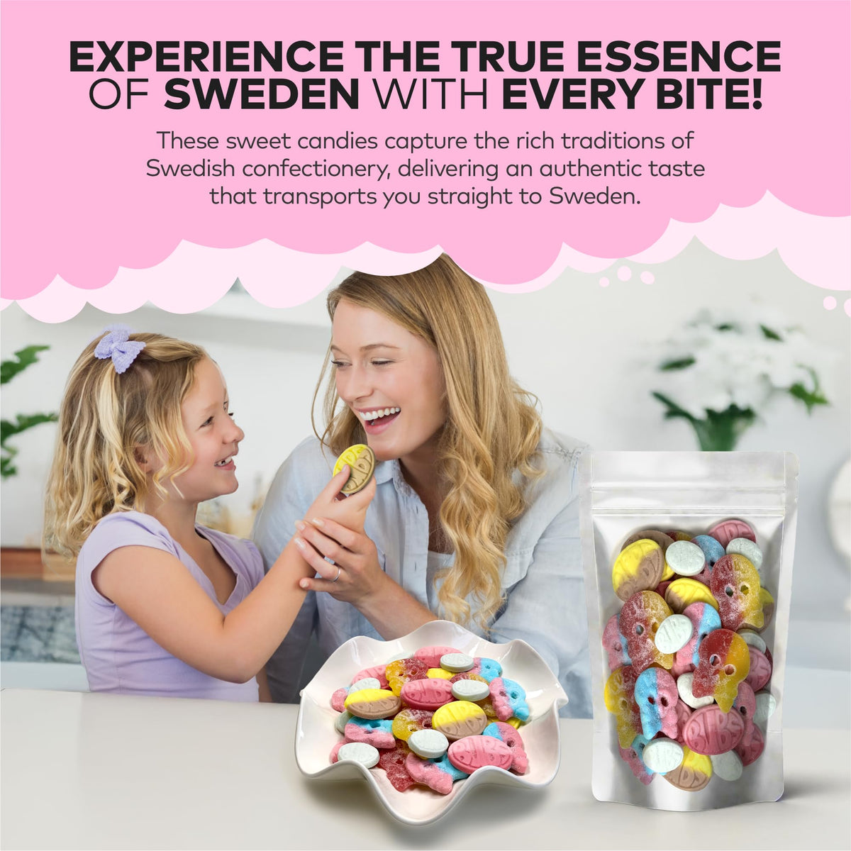 Scandylicious Bubs Swedish Candy Mix authentic Swedish candy in convenient package
