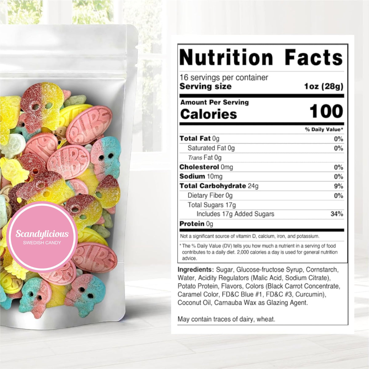 Scandylicious Bubs Swedish Candy Mix ideal for sharing or gifting