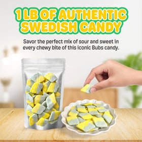 Ingredients highlights vegan, gluten-free, gelatin-free qualities in Bubs Tutti Frutti Rhombs.