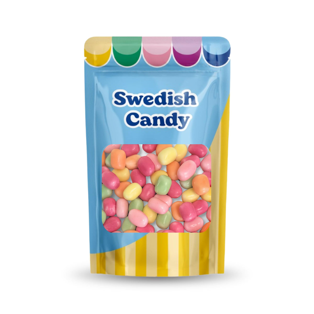 Scandylicious Kastanjer Kracher packaging image with resealable bag for on the go.