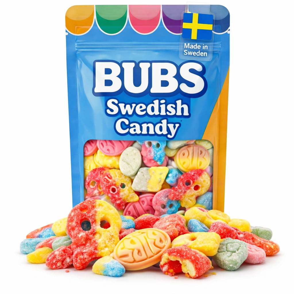 Scandylicious Swedish Candy Mix with Bubs and Mums shapes, ideal for sharing.