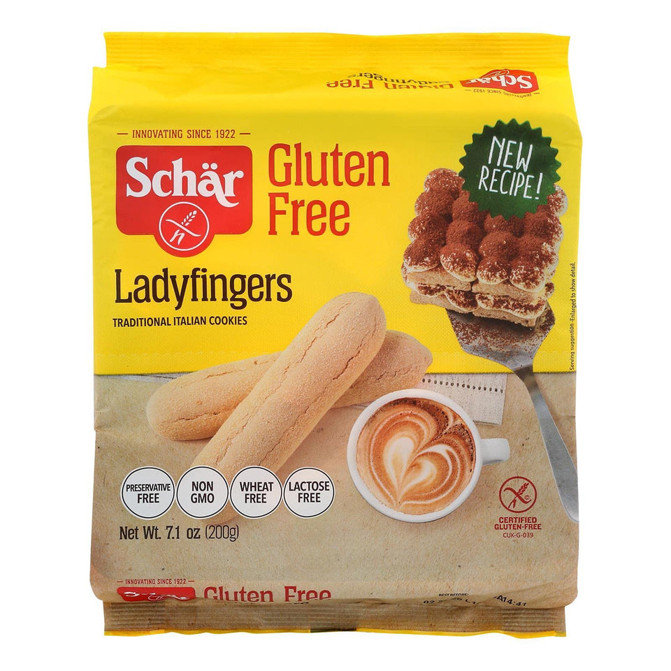 Schar gluten-free ladyfingers case pack—perfect for gluten-free desserts and tiramisu prep