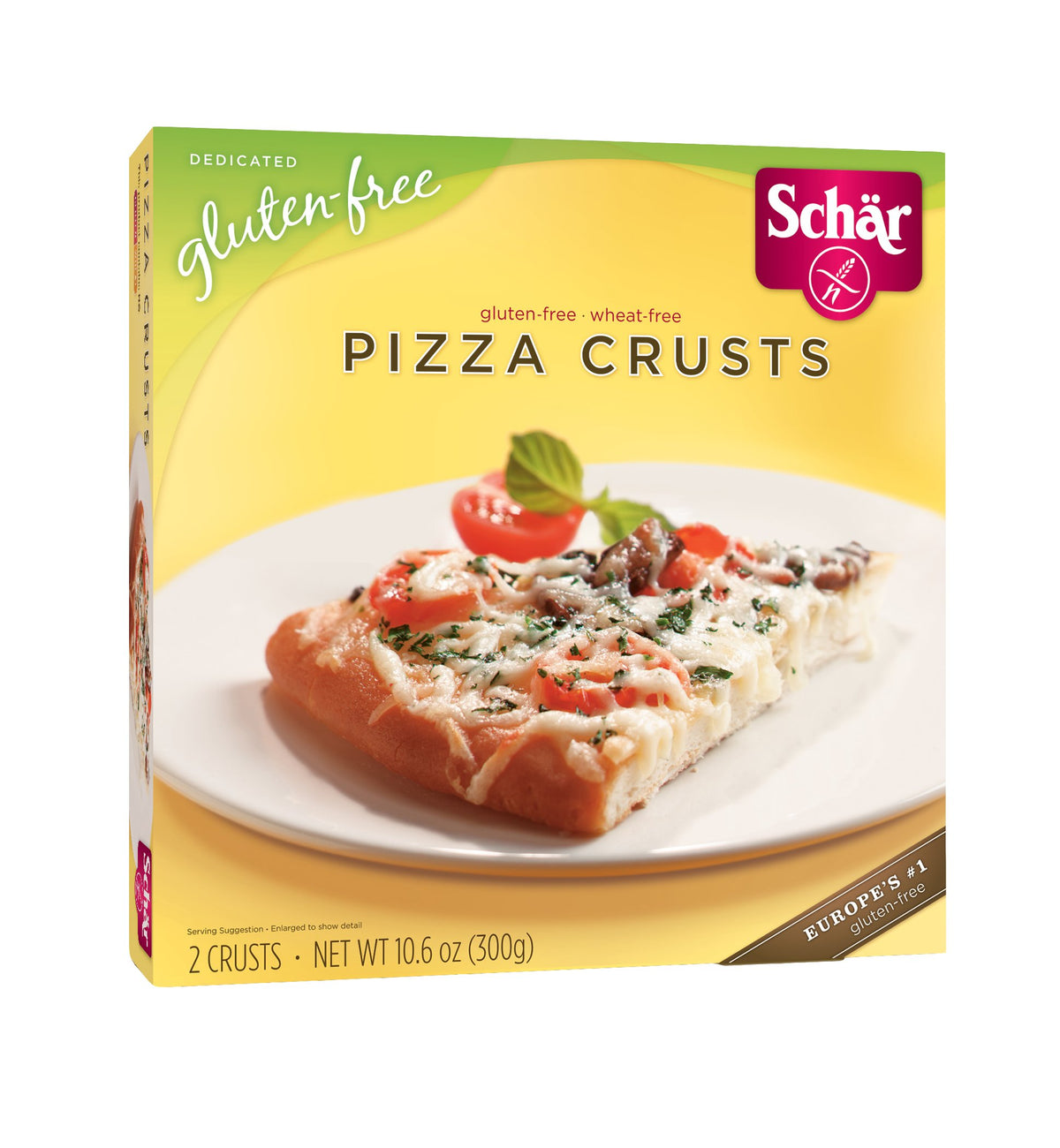 Schar gluten-free pizza crusts two crusts per box, ready for toppings and quick weeknight meals