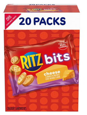 Schoolhouse Snacks Ritz Bits cheddar cracker pack, convenient on-the-go lunch option